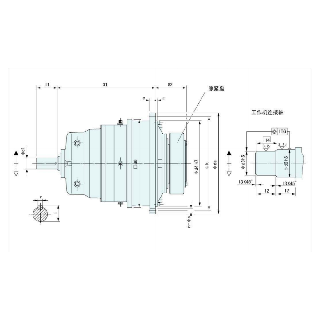 P系列行星齿轮减速器